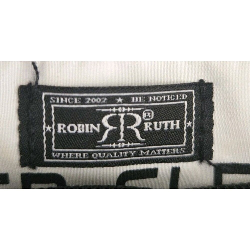 Robin Ruth New York Never Sleeps Fanny Pack Belt Bag White Black NYC Souvenir - Picture 3 of 5